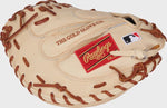 HEART OF THE HIDE 34" CAMEL CATCHER'S MITT, RIGHT HAND THROW