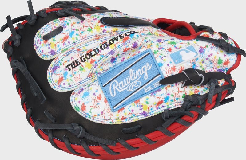 HEART OF THE HIDE 33.5-INCH SPLATTER CATCHER'S MITT, RIGHT HAND THROW