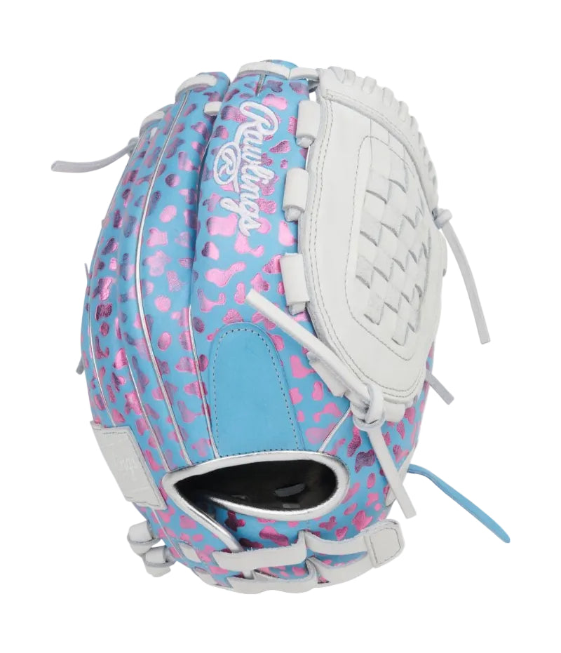 HEART OF THE HIDE 12.5-INCH FOIL PRINT FASTPITCH SOFTBALL GLOVE, RIGHT HAND THROW