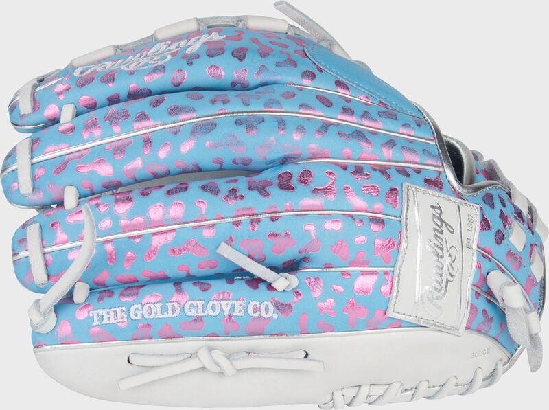HEART OF THE HIDE 12.5-INCH FOIL PRINT FASTPITCH SOFTBALL GLOVE, RIGHT HAND THROW