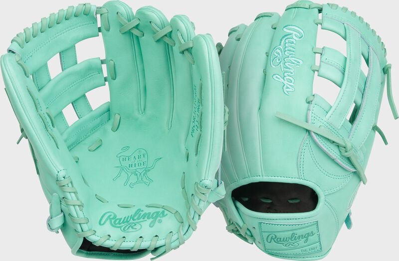HEART OF THE HIDE 12.75-INCH MINT OUTFIELD GLOVE, LEFT/RIGHT
