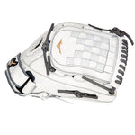 MVP PRIME FASTPITCH SOFTBALL GLOVE 12", WHITE/GREY, RIGHT/LEFT