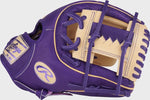 HEART OF THE HIDE 11.75-INCH PURPLE INFIELD GLOVE, RIGHT HAND THROW