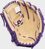 HEART OF THE HIDE 11.75-INCH PURPLE INFIELD GLOVE, RIGHT HAND THROW