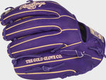 HEART OF THE HIDE 11.75-INCH PURPLE INFIELD GLOVE, RIGHT HAND THROW