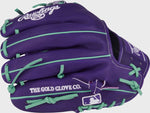 HEART OF THE HIDE 11.5-INCH PURPLE INFIELD GLOVE, RIGHT HAND THROW
