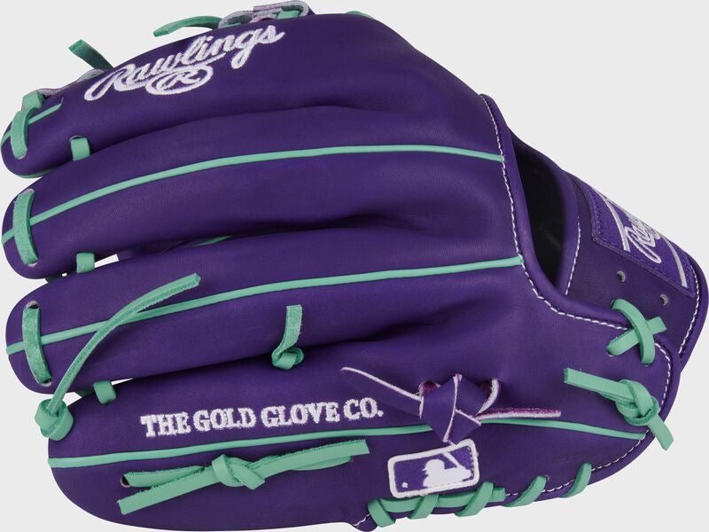 HEART OF THE HIDE 11.5-INCH PURPLE INFIELD GLOVE, RIGHT HAND THROW