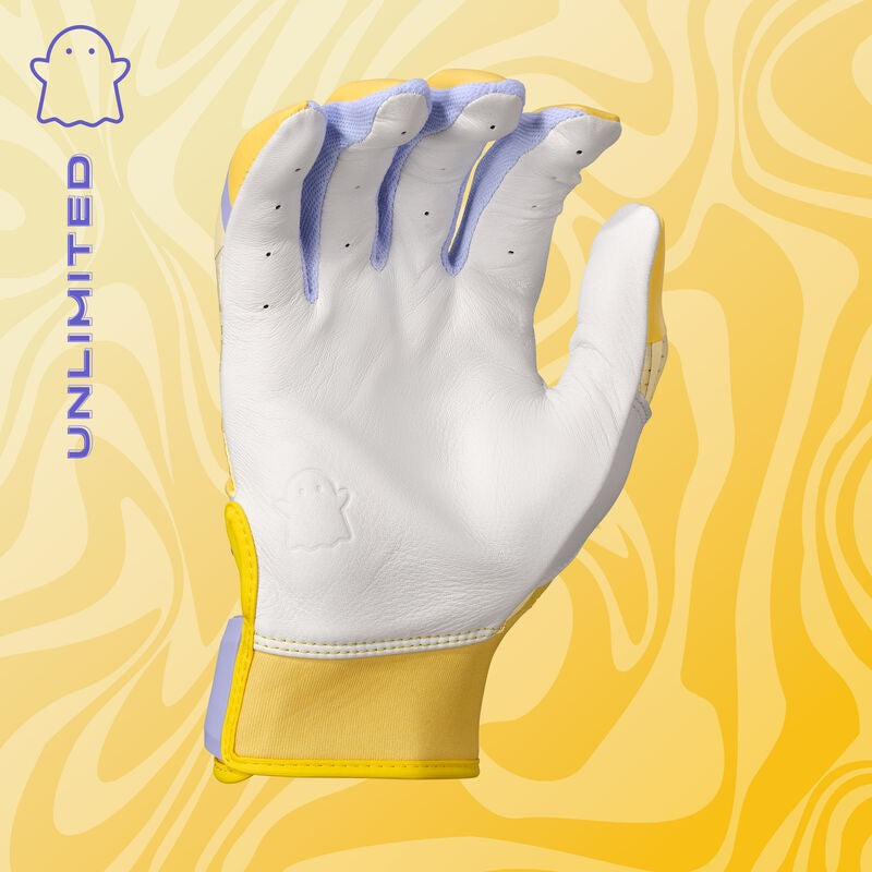 EASTON GHOST ETHOS UNLIMITED YELLOW WOMEN'S BATTING GLOVES