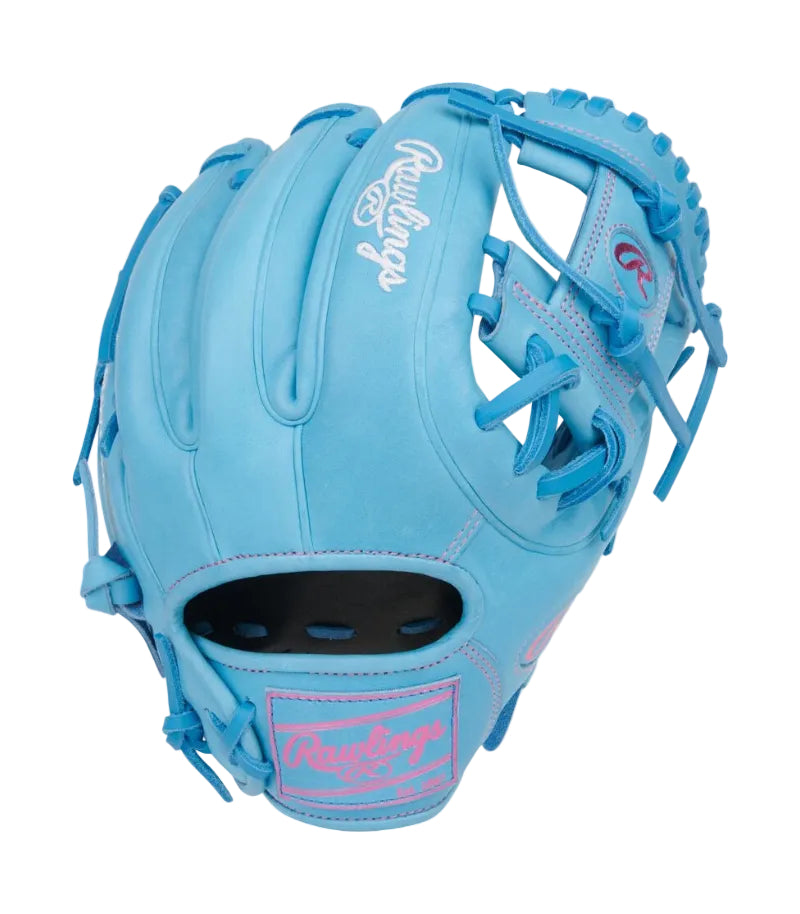 HEART OF THE HIDE 11.5-INCH COLUMBIA BLUE INFIELD GLOVE, RIGHT HAND THROW