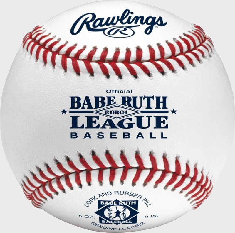 BABE RUTH OFFICIAL BASEBALL, COMPETITION GRADE, Dozen
