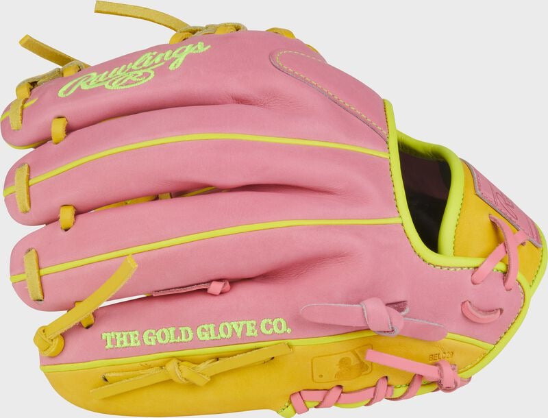 HEART OF THE HIDE CONTOUR FIT 11.5-INCH PINK INFIELD GLOVE, RIGHT HAND THROW