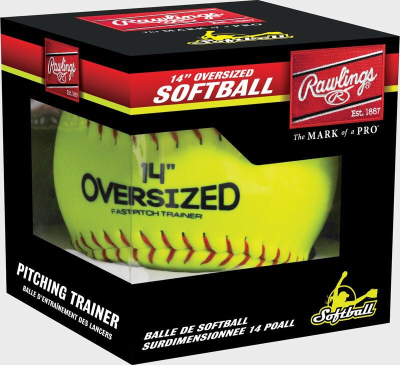 OVERSIZED 14" PITCHER'S TRAINING SOFTBALL
