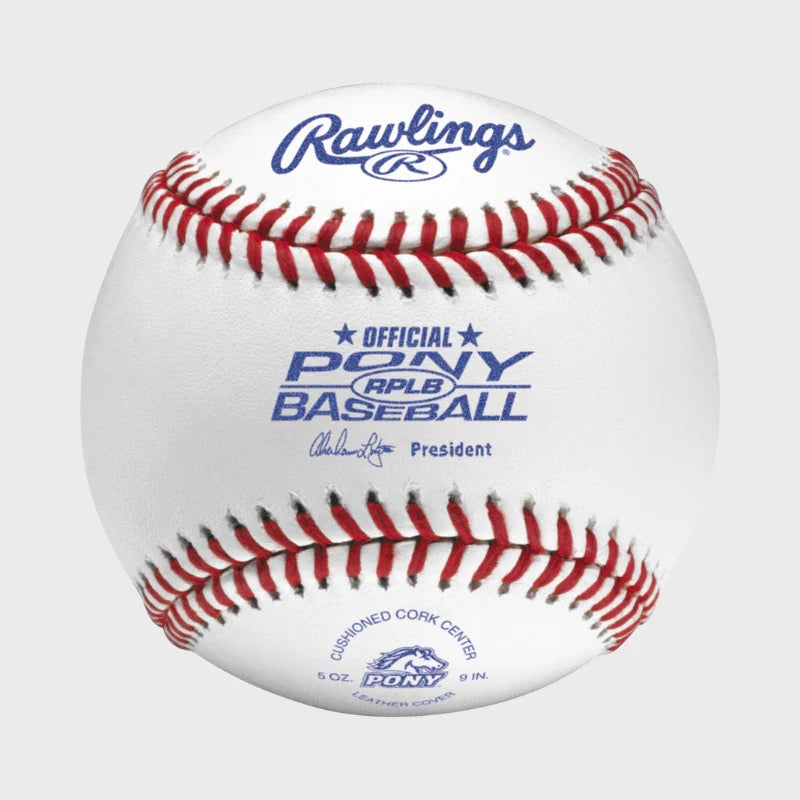 RAWLINGS PONY LEAGUE TOURNAMENT GRADE OFFICIAL BASEBALL, Dozen