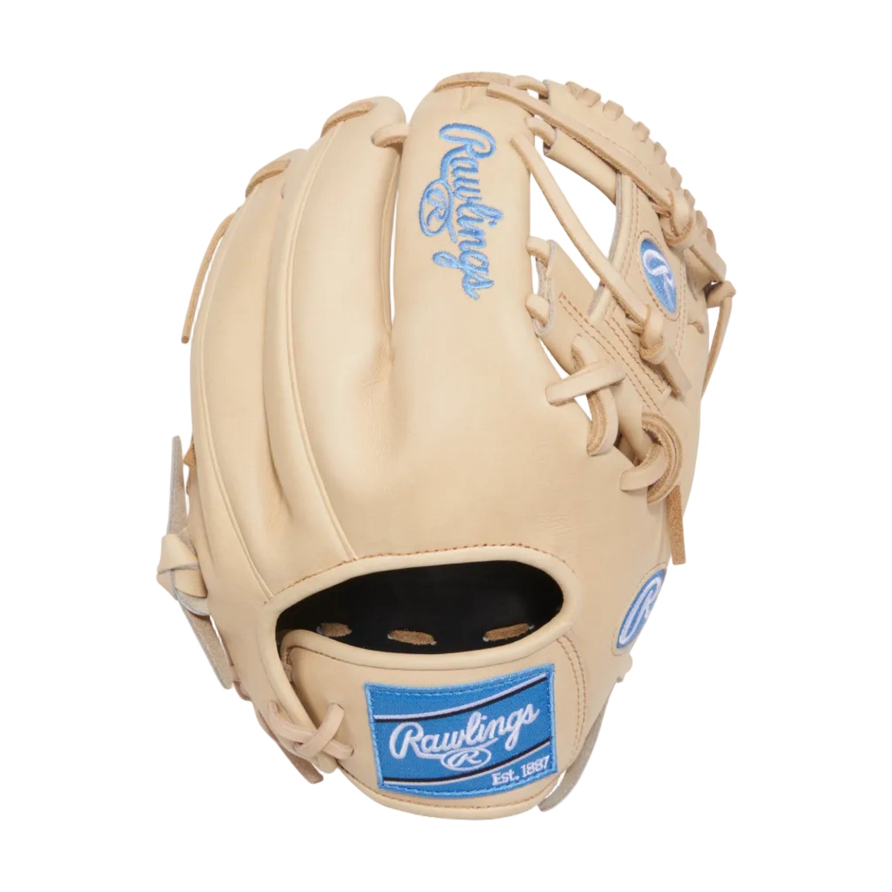 Heart Of The Hide Series Softball Glove 11.5" Right Hand Throw Camel/Columbia Blue