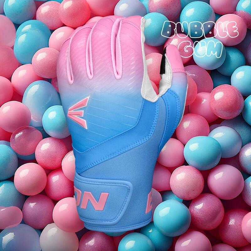 EASTON WALK-OFF ETHOS BUBBLE GUM BATTING GLOVES, ADULT