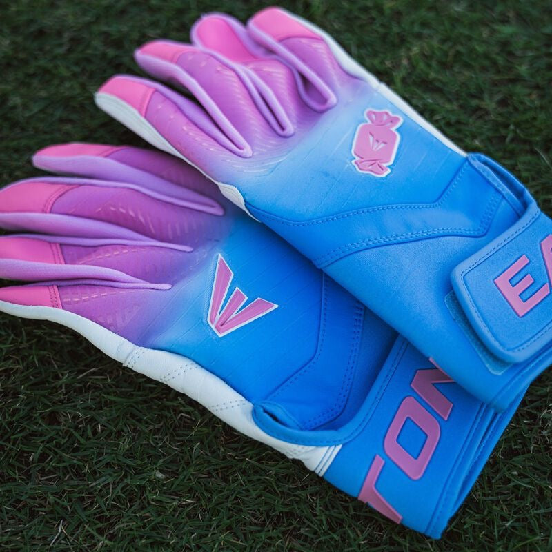 EASTON WALK-OFF ETHOS BUBBLE GUM BATTING GLOVES, ADULT