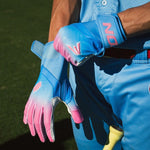 EASTON WALK-OFF ETHOS BUBBLE GUM BATTING GLOVES, ADULT