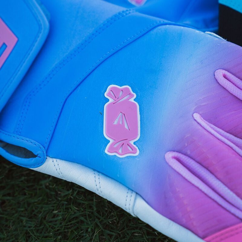 EASTON WALK-OFF ETHOS BUBBLE GUM BATTING GLOVES, ADULT