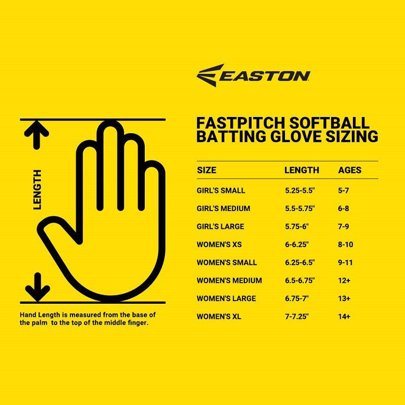 EASTON GHOST ETHOS SNOWSTORM WOMEN'S BATTING GLOVES