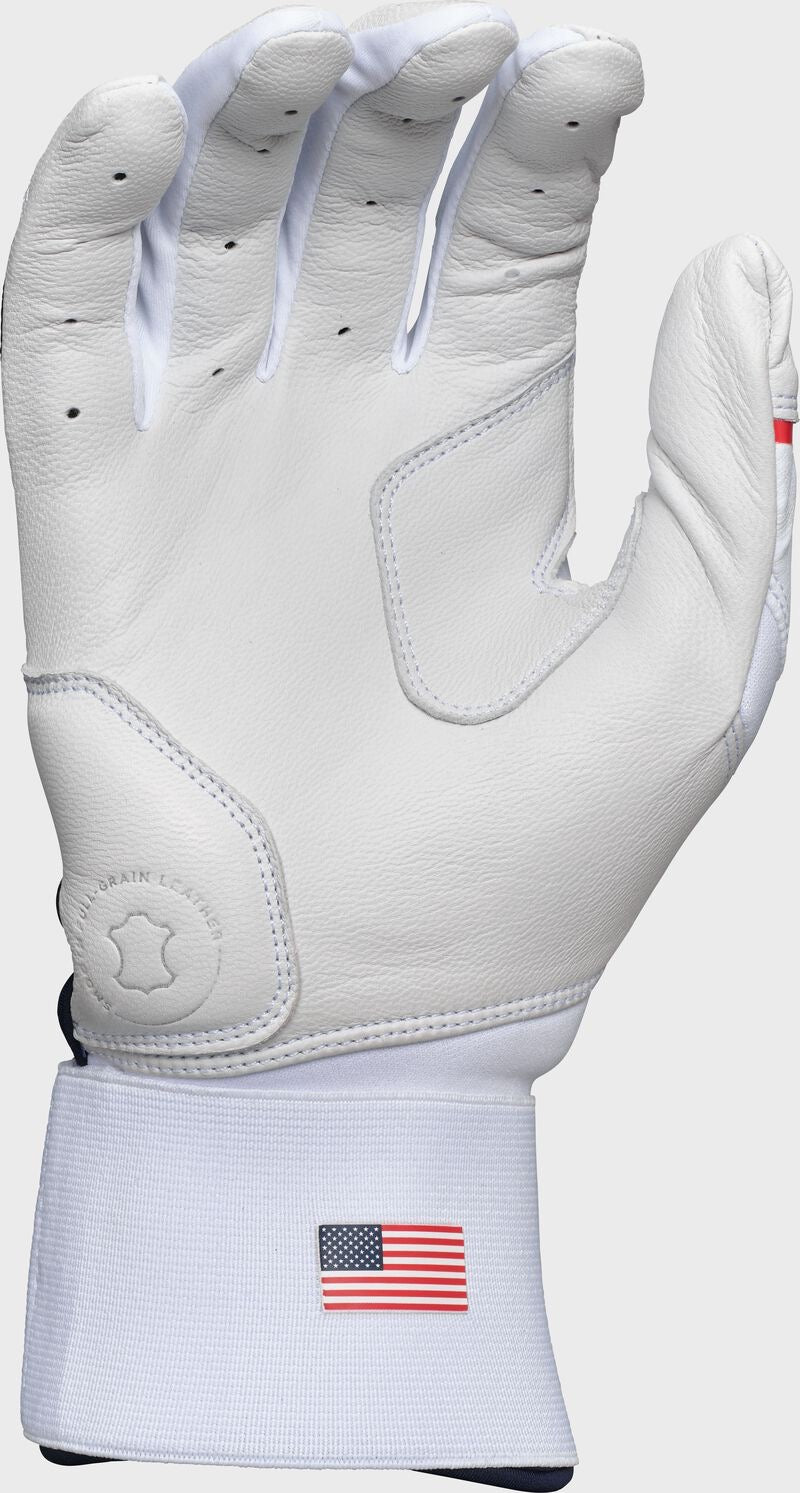 RAWLINGS USA WORKHORSE COMPRESSION STRAP BATTING GLOVES, ADULT
