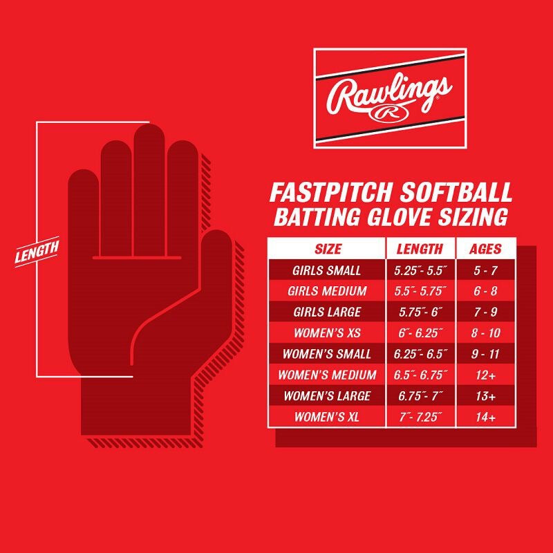 WOMEN'S WORKHORSE OKC COMPRESSION STRAP FASTPITCH BATTING GLOVES