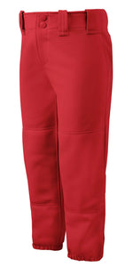 Mizuno Girl's Belted Softball Pant