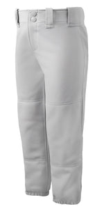 Mizuno Girl's Belted Softball Pant