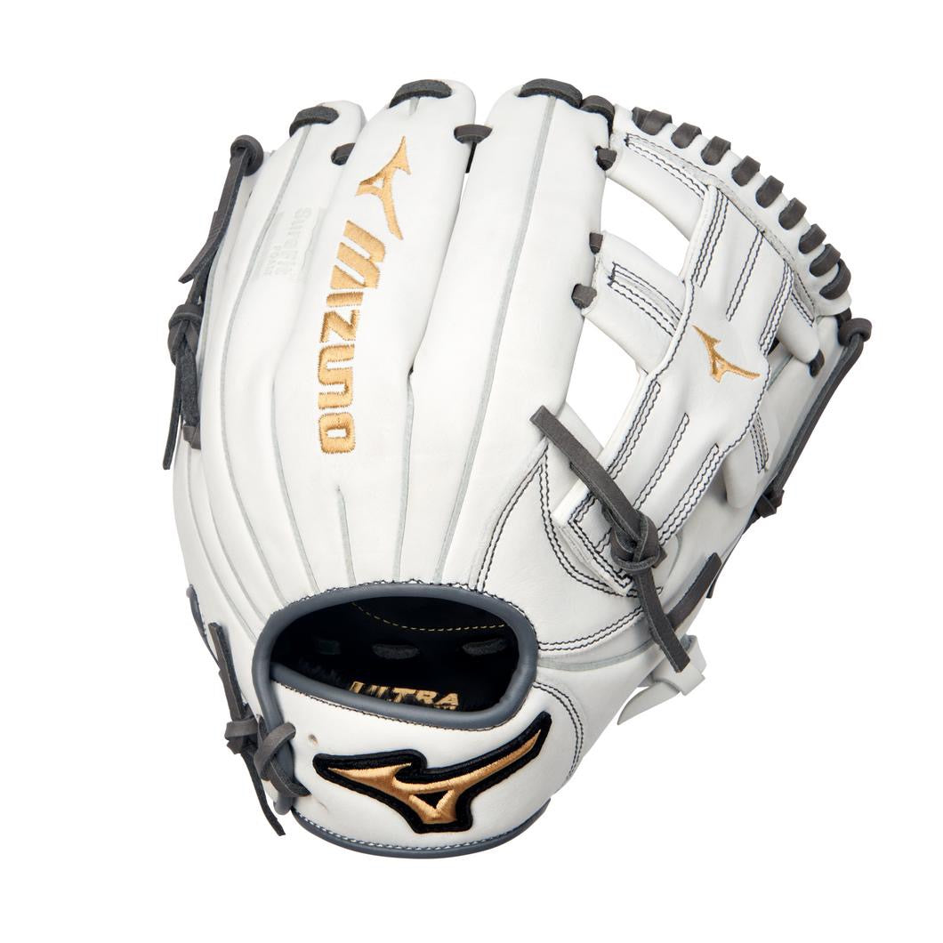 MVP PRIME FASTPITCH SOFTBALL GLOVE 11.5", WHITE/GREY, RIGHT/LEFT