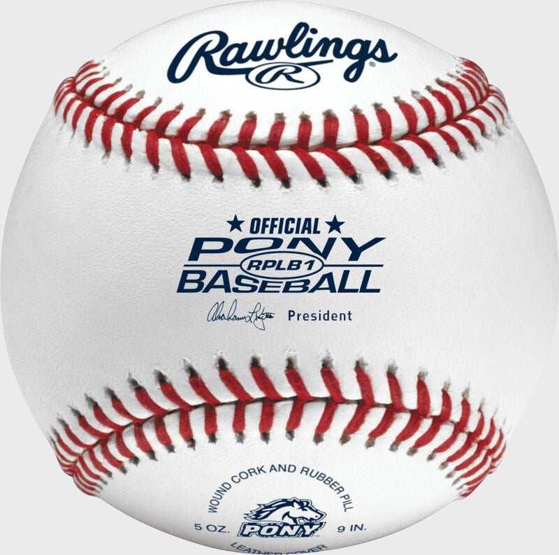 PONY LEAGUE COMPETITION GRADE OFFICIAL BASEBALL, DOZEN