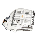 MVP PRIME FASTPITCH SOFTBALL GLOVE 11.5", WHITE/GREY, RIGHT/LEFT