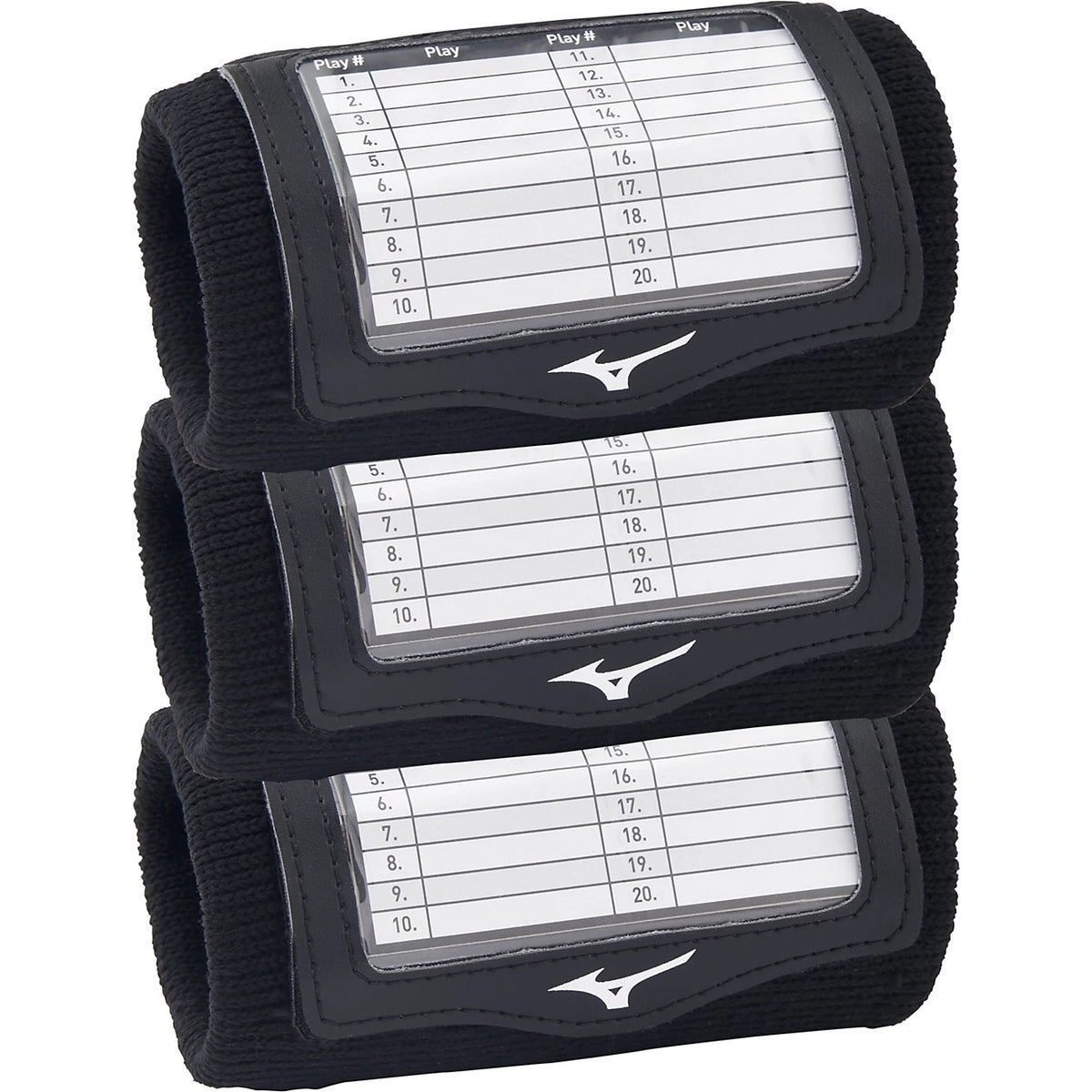 Mizuno Play Call Wristband 3-Pack