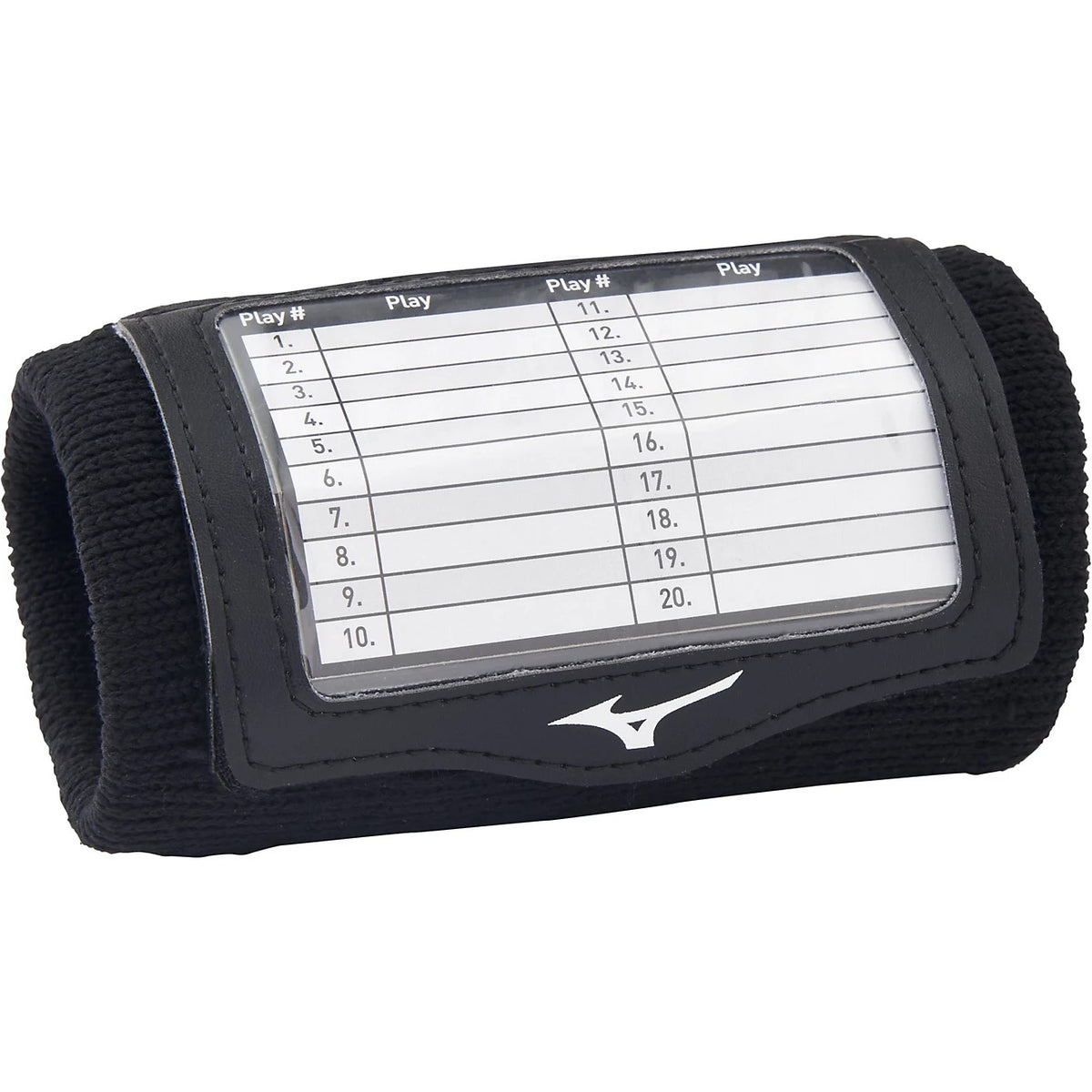 Mizuno Play Call Wristband Black