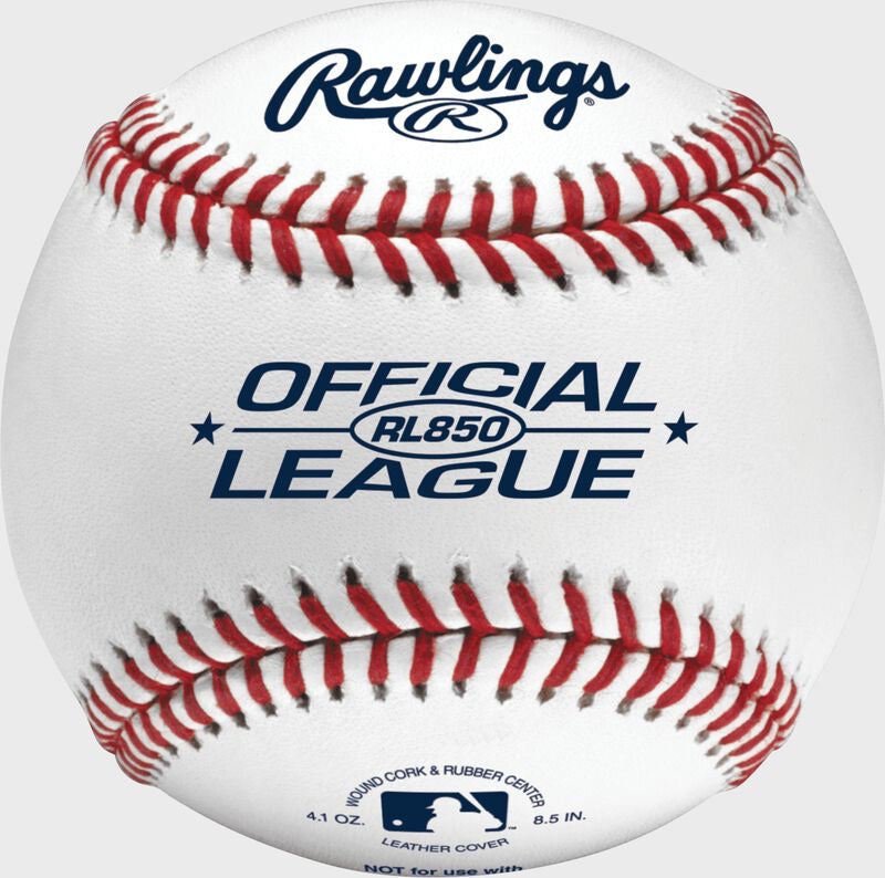OFFICIAL LEAGUE 8.5 IN UNDERSIZED PRACTICE OFFICIAL BASEBALLS, DOZEN