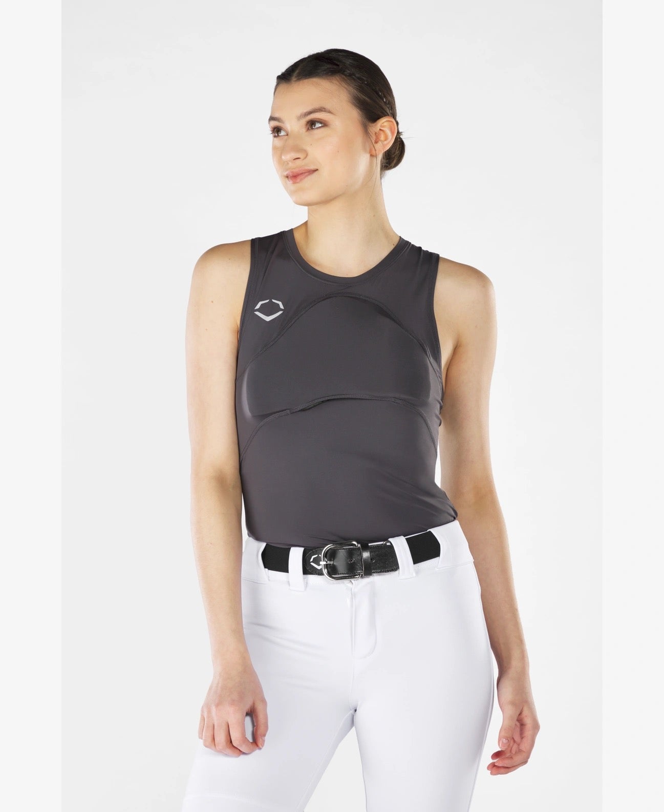 WOMEN'S RACERBACK CHEST GUARD SLEEVELESS SHIRT