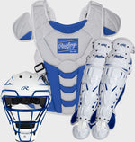 VELO NAVY FASTPITCH CATCHER'S SET, SMALL, MEDIUM, LARGE