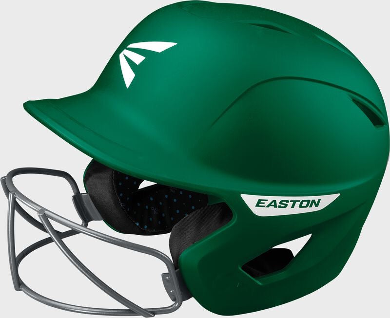 GHOST MATTE SOLID WITH MASK FASTPITCH BATTING HELMET
