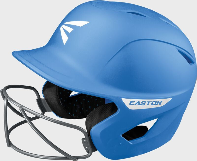 GHOST MATTE SOLID WITH MASK FASTPITCH BATTING HELMET