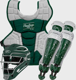 RAWLINGS VELO 2.0 BLACK BASEBALL CATCHER'S SET, ADULT, INTERMEDIATE, YOUTH