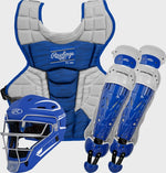 RAWLINGS VELO 2.0 BLACK BASEBALL CATCHER'S SET, ADULT, INTERMEDIATE, YOUTH