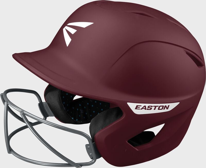 GHOST MATTE SOLID WITH MASK FASTPITCH BATTING HELMET