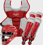 RAWLINGS VELO 2.0 BLACK BASEBALL CATCHER'S SET, ADULT, INTERMEDIATE, YOUTH