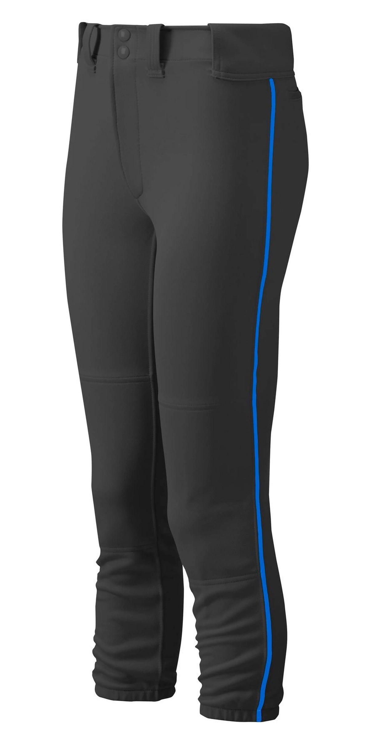 Youth Girl's Belted Piped Softball Pant