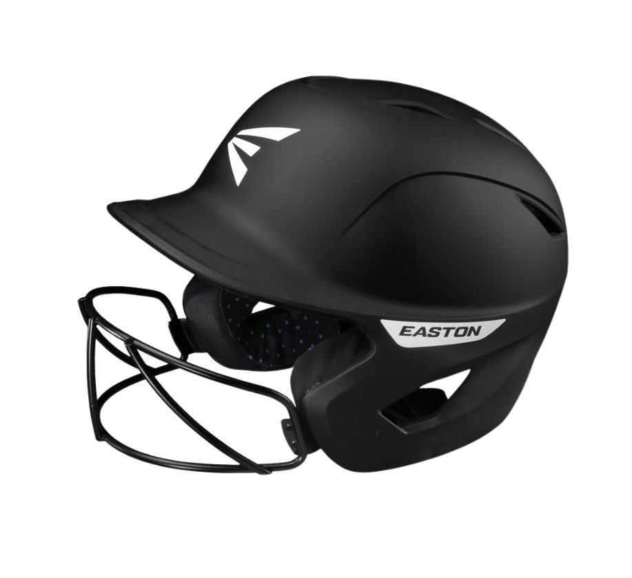 GHOST MATTE SOLID WITH MASK FASTPITCH BATTING HELMET